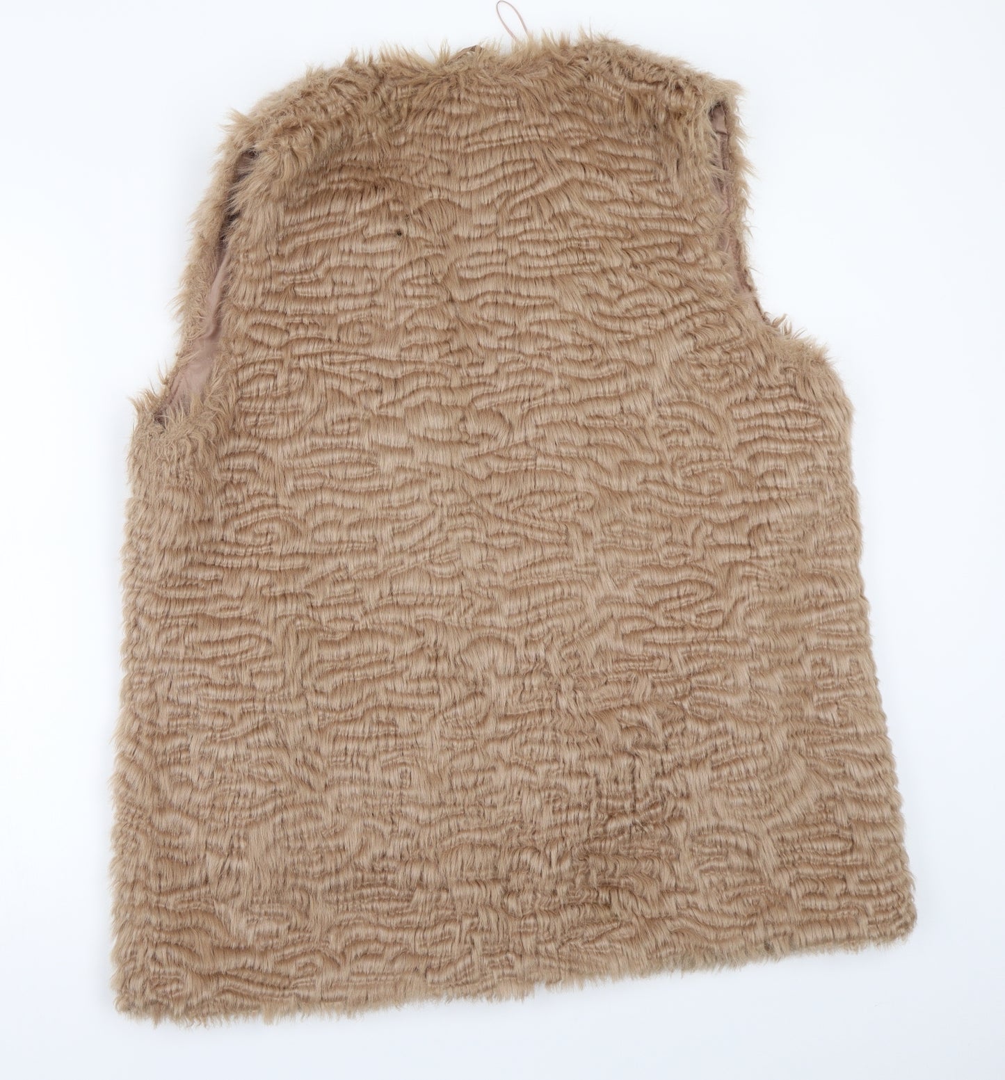 Newlook Womens Brown   Gilet Coat Size 16