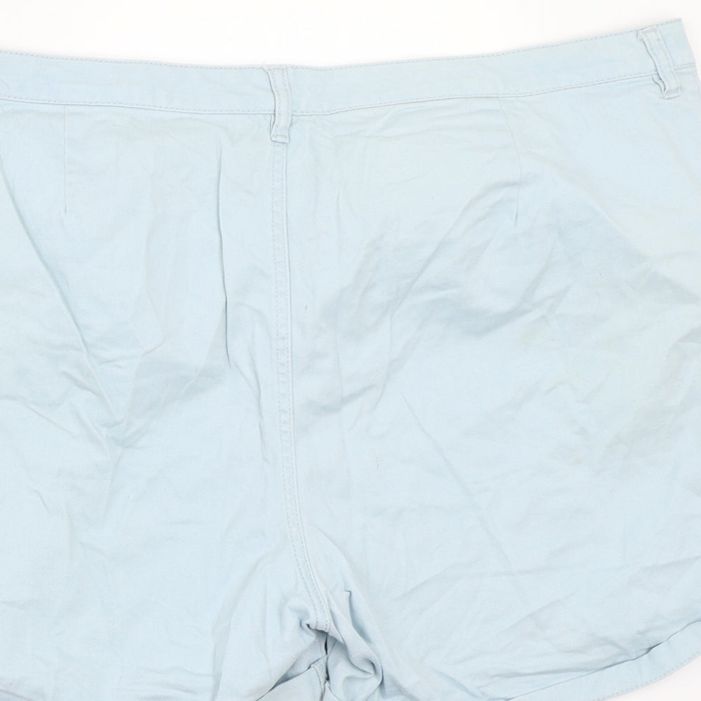 F&F Womens Blue   Cut-Off Shorts Size 20
