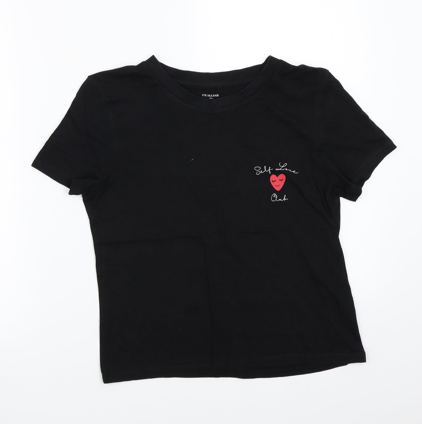Primark Womens Black   Basic T-Shirt Size XS