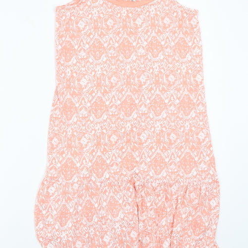 TU Womens Pink Paisley  A-Line  Size 8