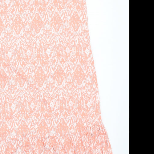 TU Womens Pink Paisley  A-Line  Size 8