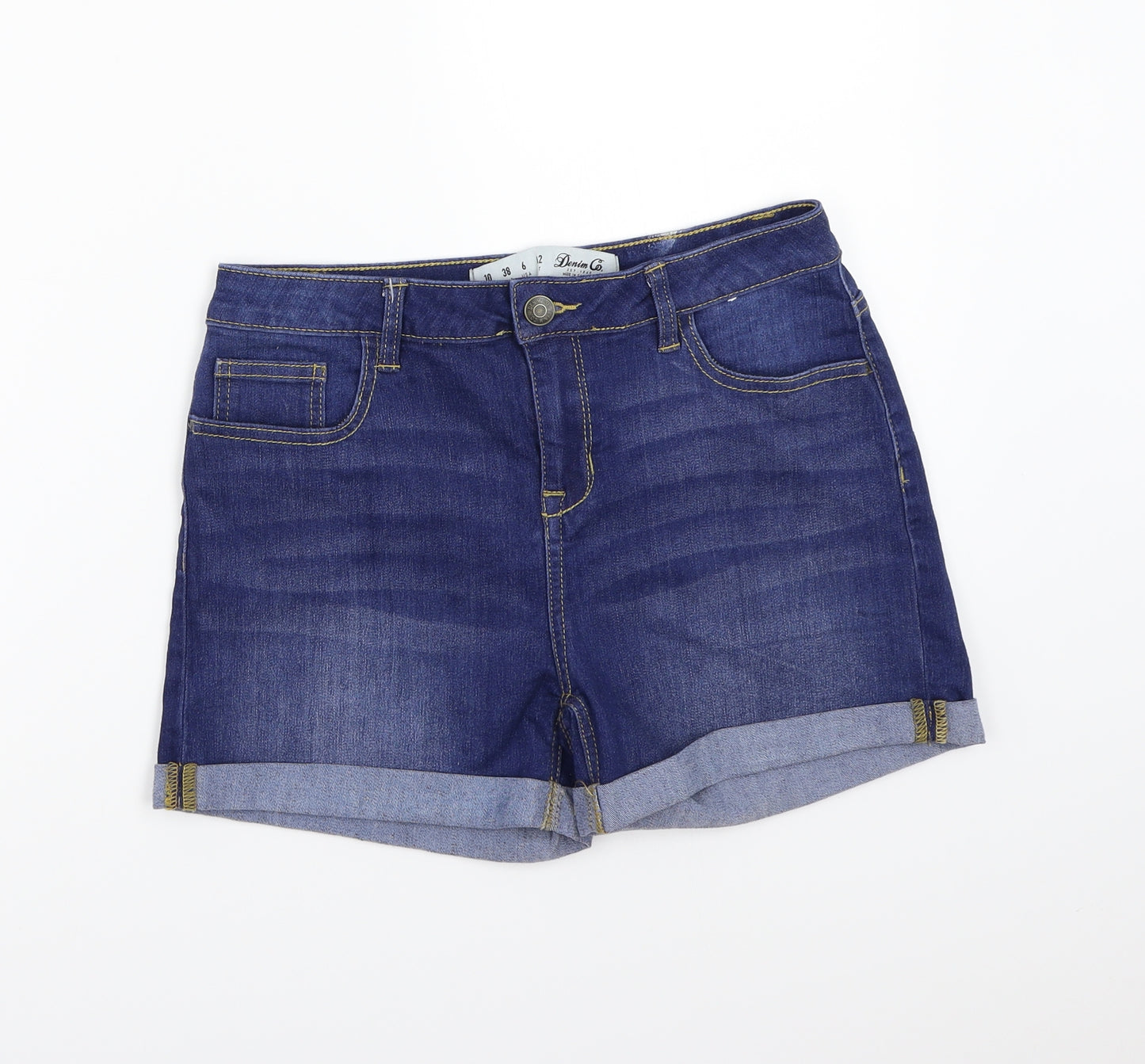 Denim & Co. Womens Blue   Bermuda Shorts Size 10