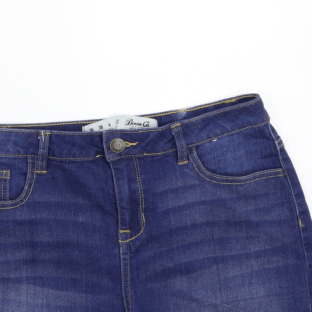 Denim & Co. Womens Blue   Bermuda Shorts Size 10