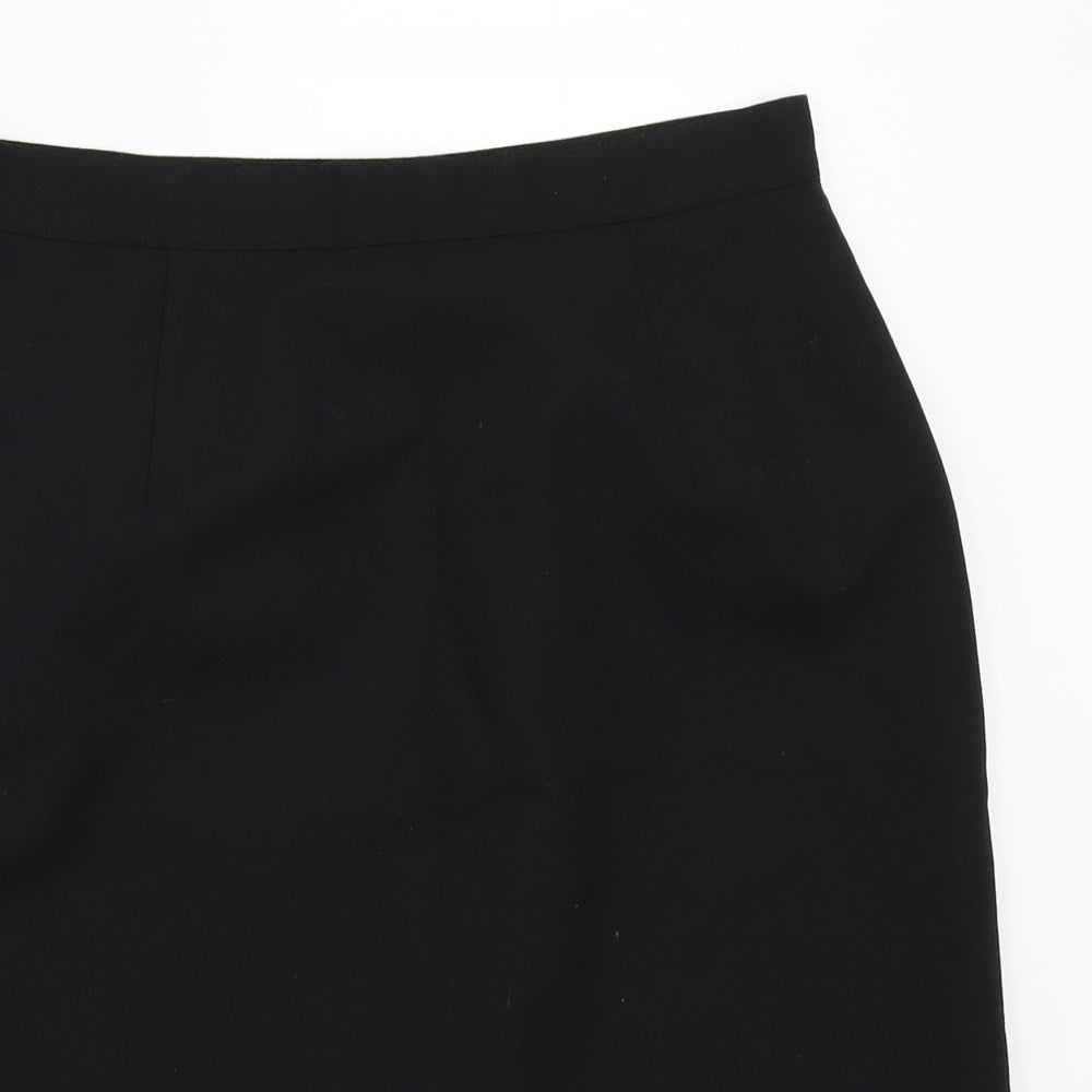 U4W Womens Black   A-Line Skirt Size 12