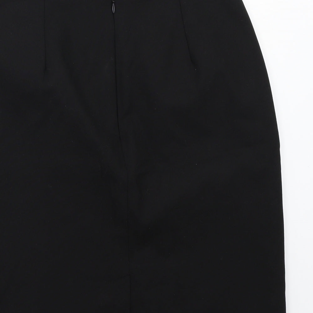 U4W Womens Black   A-Line Skirt Size 12