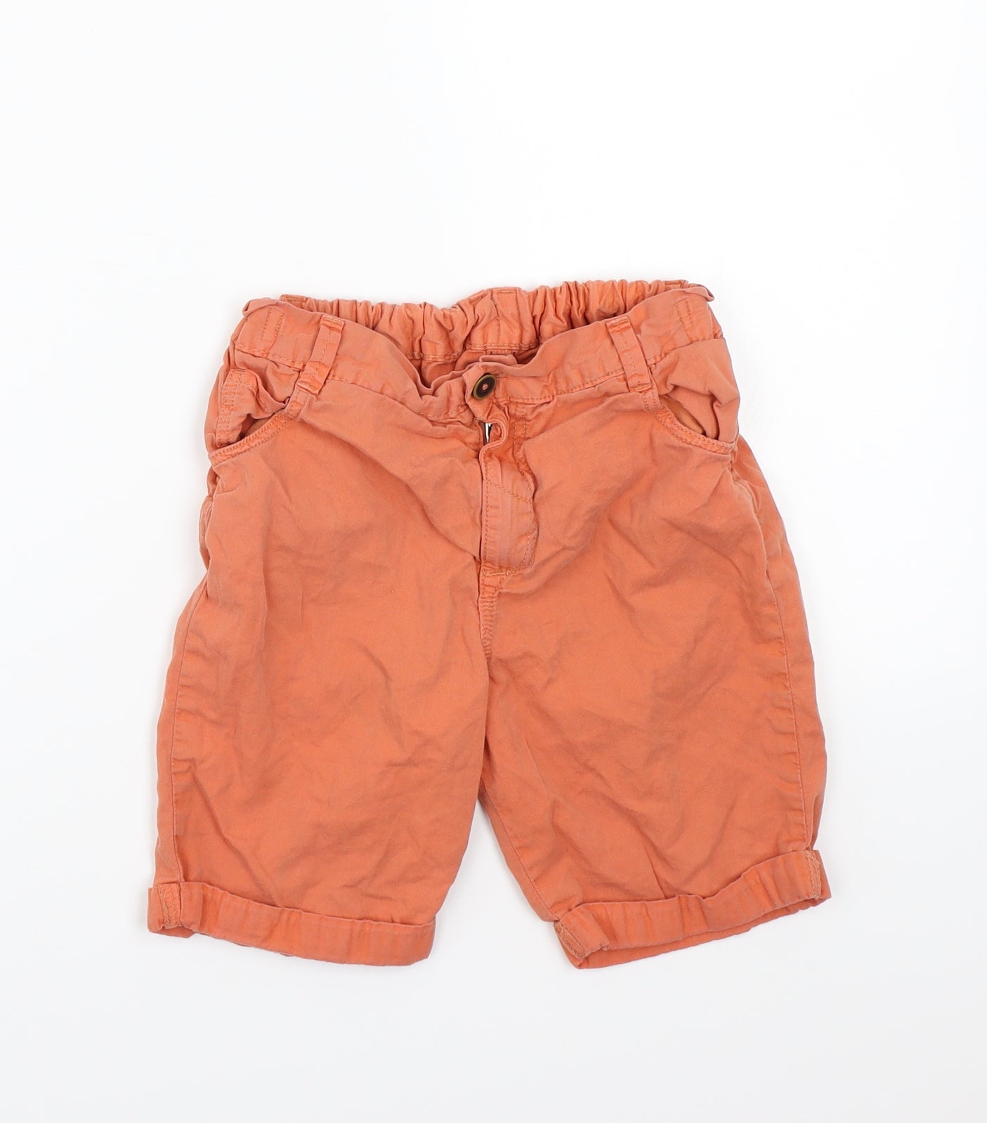 Nutmeg Boys Orange   Bermuda Shorts Size 7-8 Years