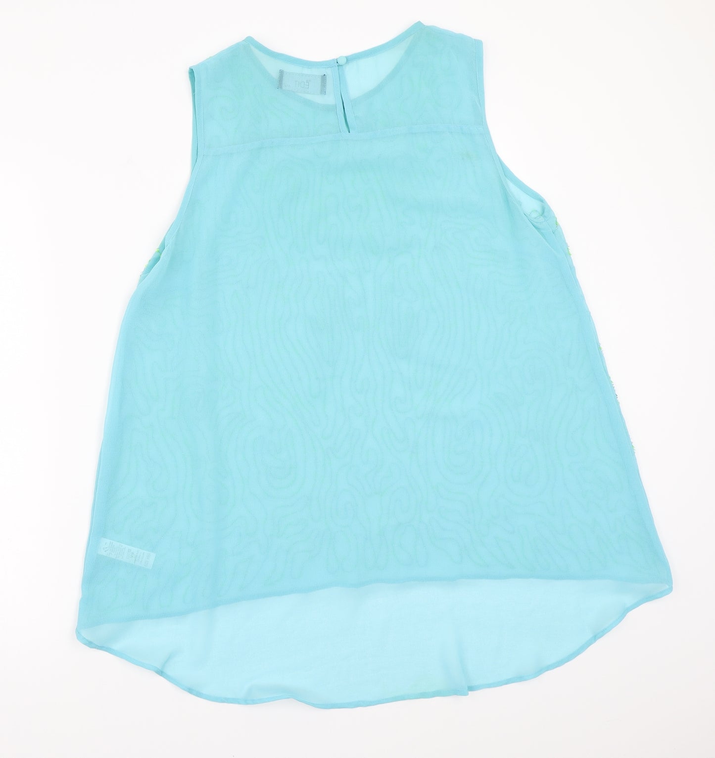 M&Co Womens Blue   Basic Blouse Size 16