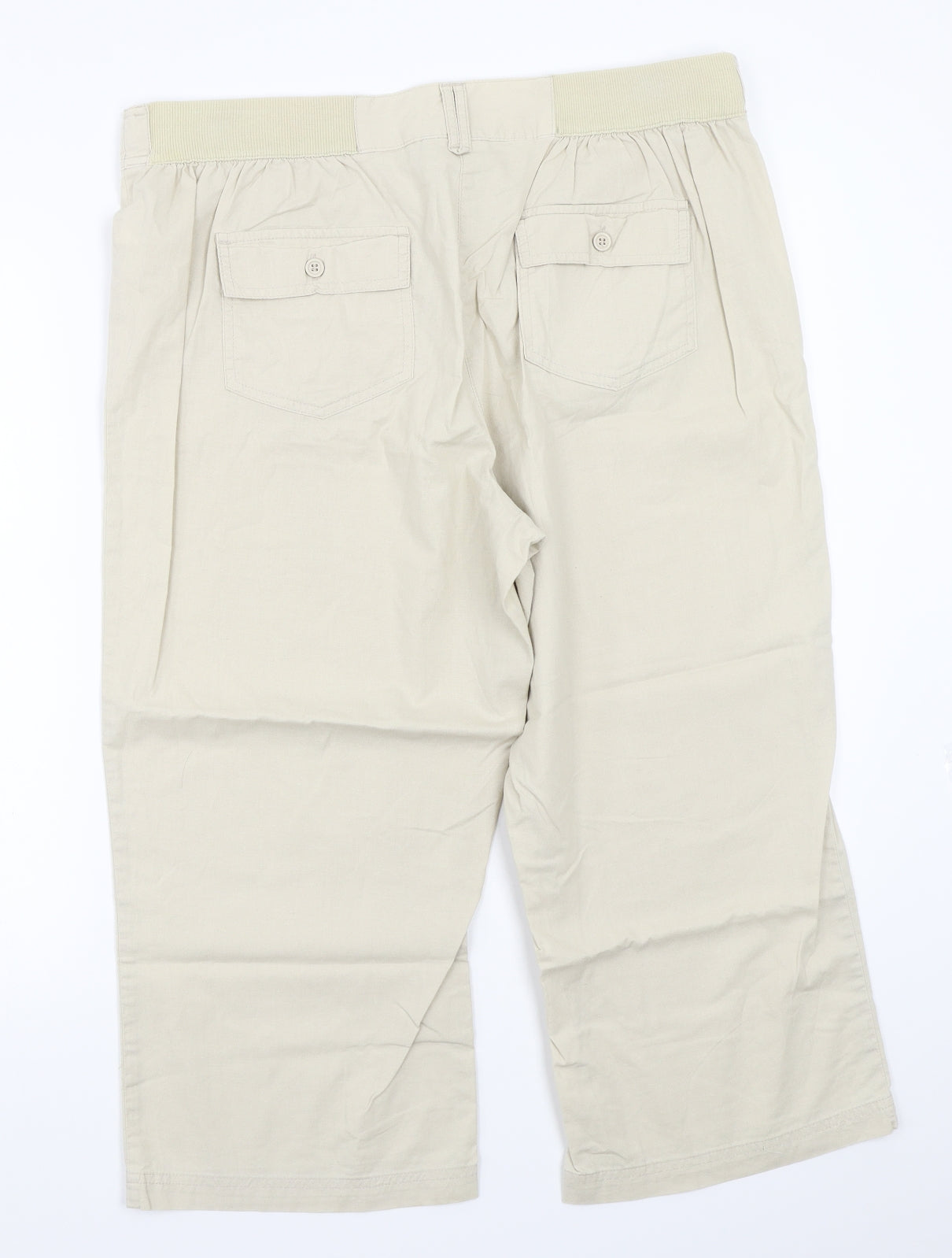 BHS Womens Beige   Trousers  Size 16 L21 in