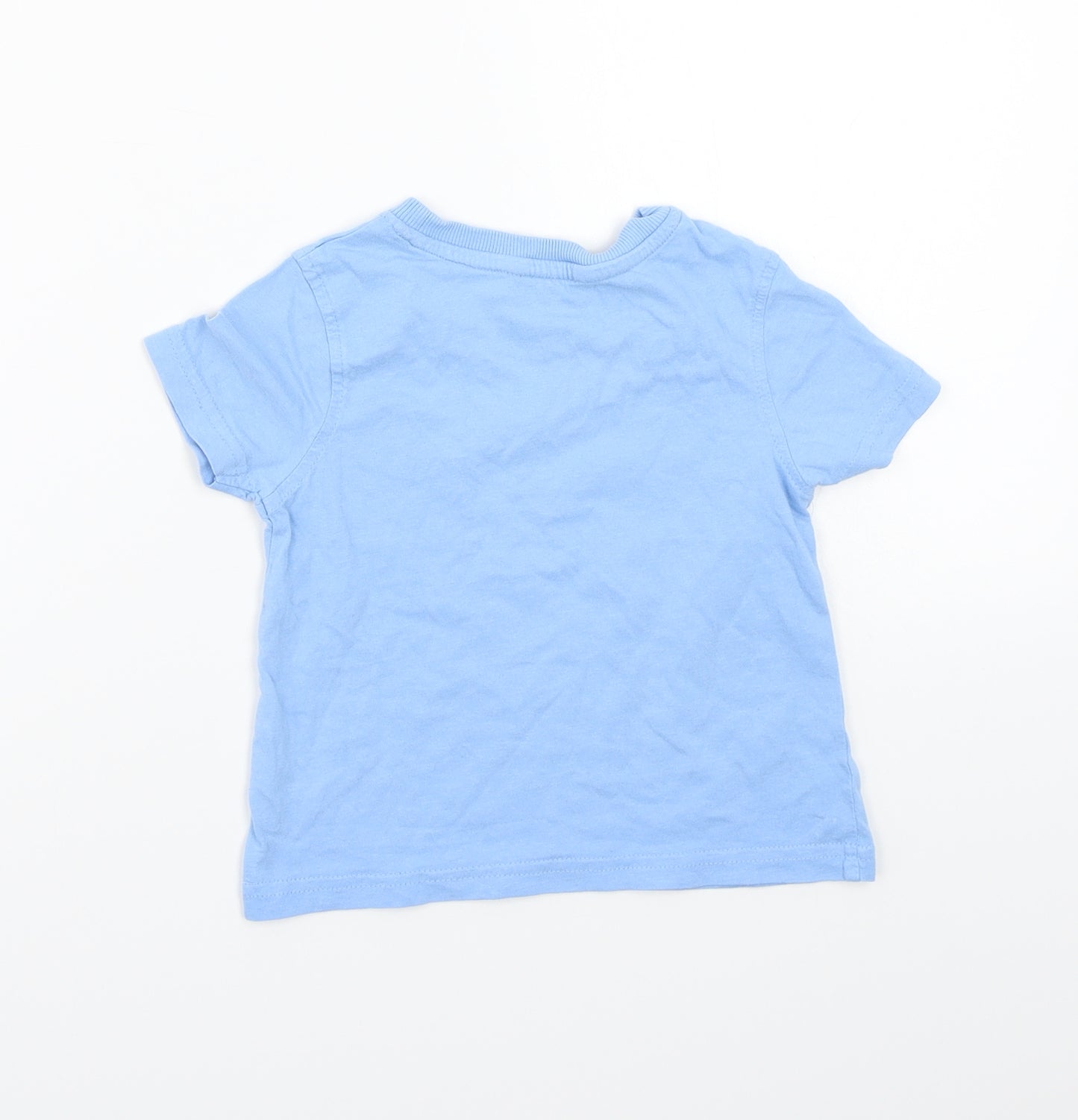 George Boys Blue   Basic T-Shirt Size 12-18 Months
