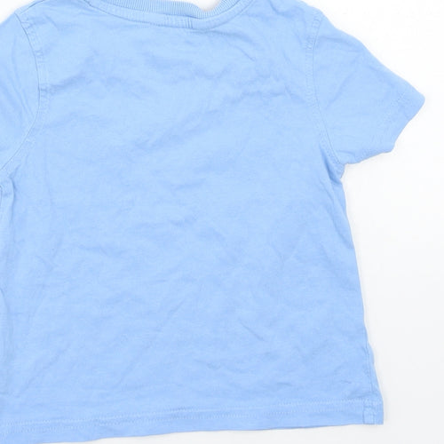 George Boys Blue   Basic T-Shirt Size 12-18 Months