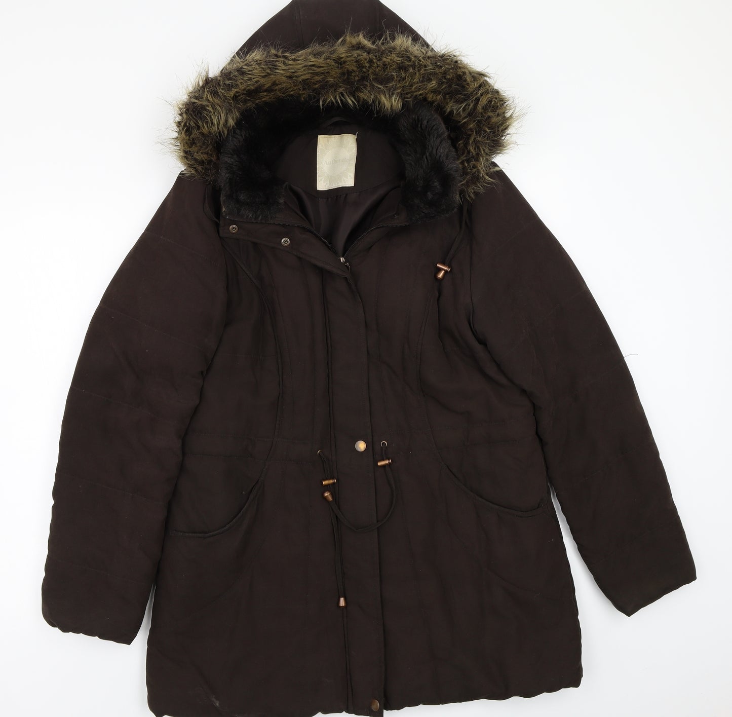 BHS Womens Brown   Jacket Coat Size 14