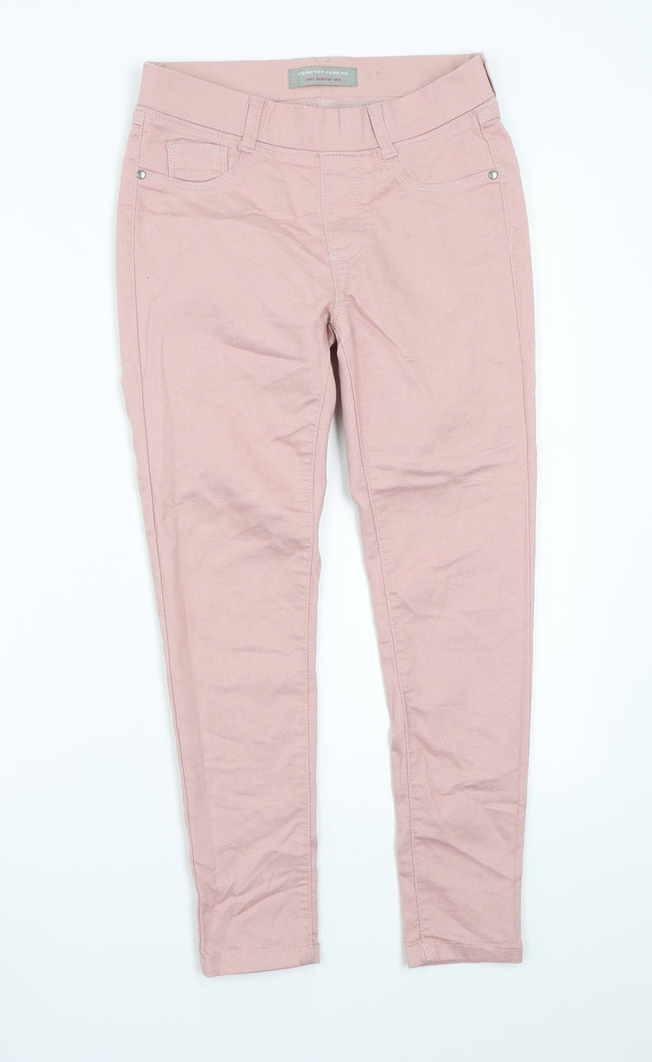 Dorothy Perkins Womens Pink Skinny Jeans Size 6 L24 in