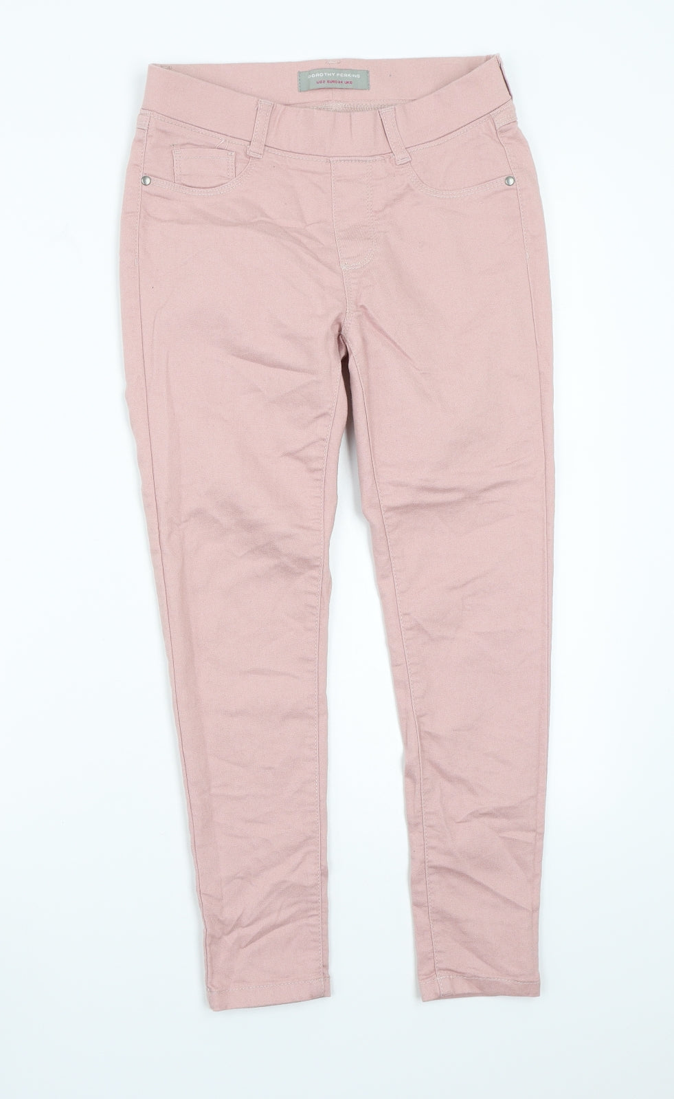 Dorothy Perkins Womens Pink   Skinny Jeans Size 6 L24 in