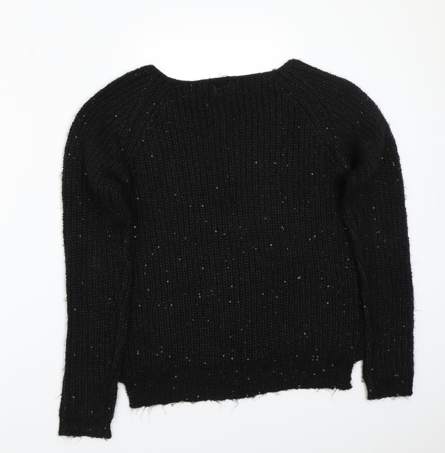 Only Womens Black   Pullover Jumper Size S