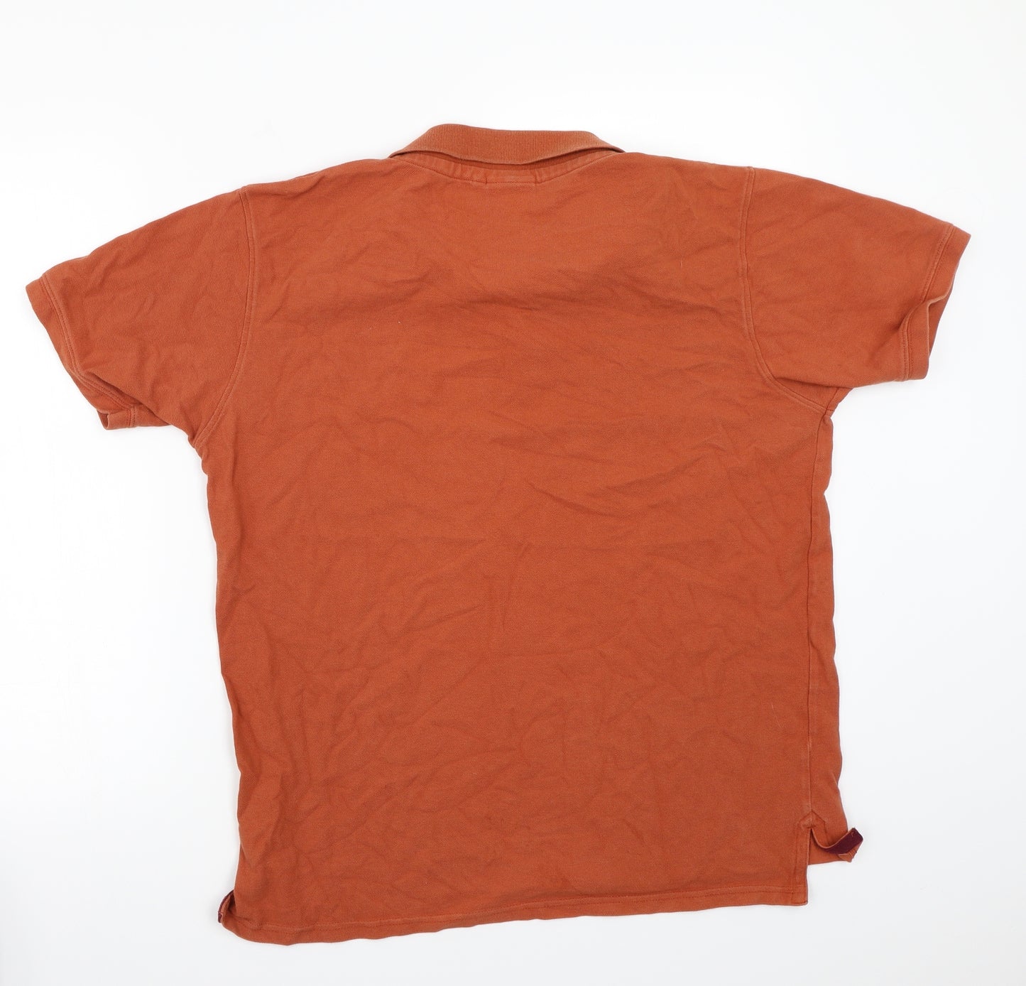 Weird Fish Mens Brown    Polo Size L