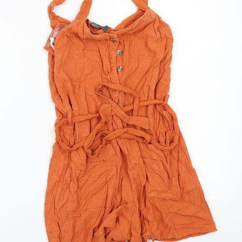 Primark Womens Brown   Playsuit One-Piece Size 6