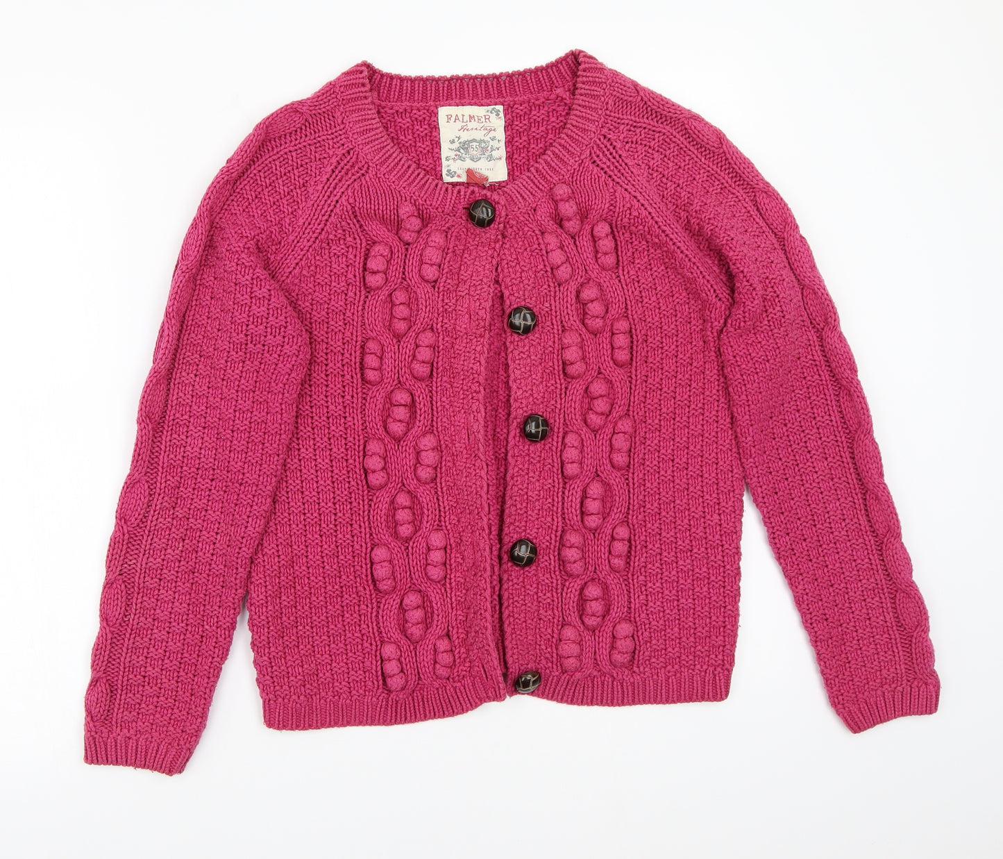 Falmer Heritage Womens Pink   Cardigan Jumper Size 12