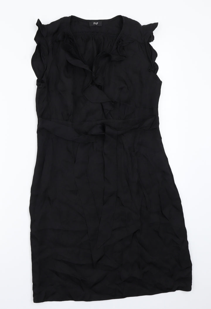F&F Womens Black A-Line Size 8