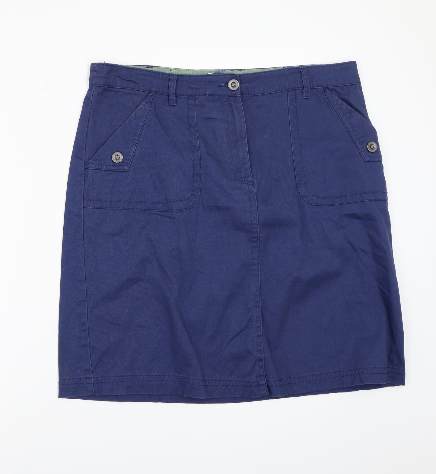 Mantaray Womens Blue   A-Line Skirt Size 16