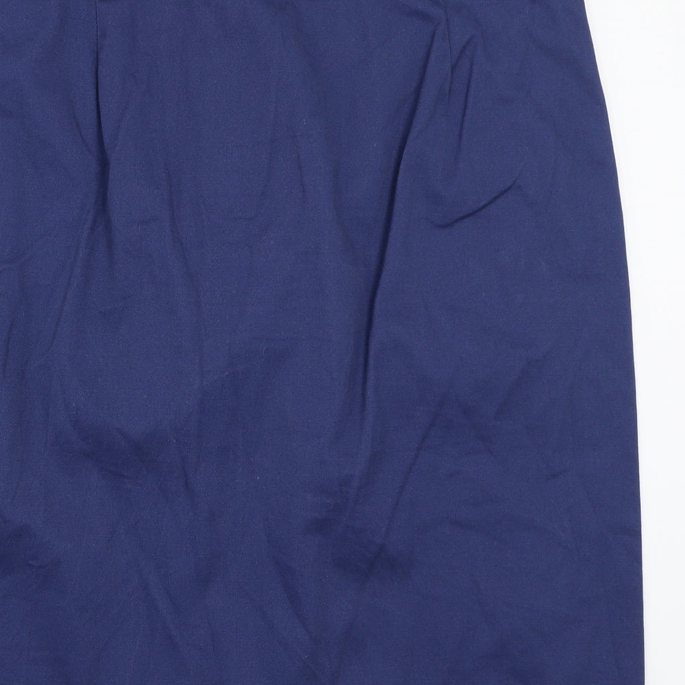 Mantaray Womens Blue   A-Line Skirt Size 16