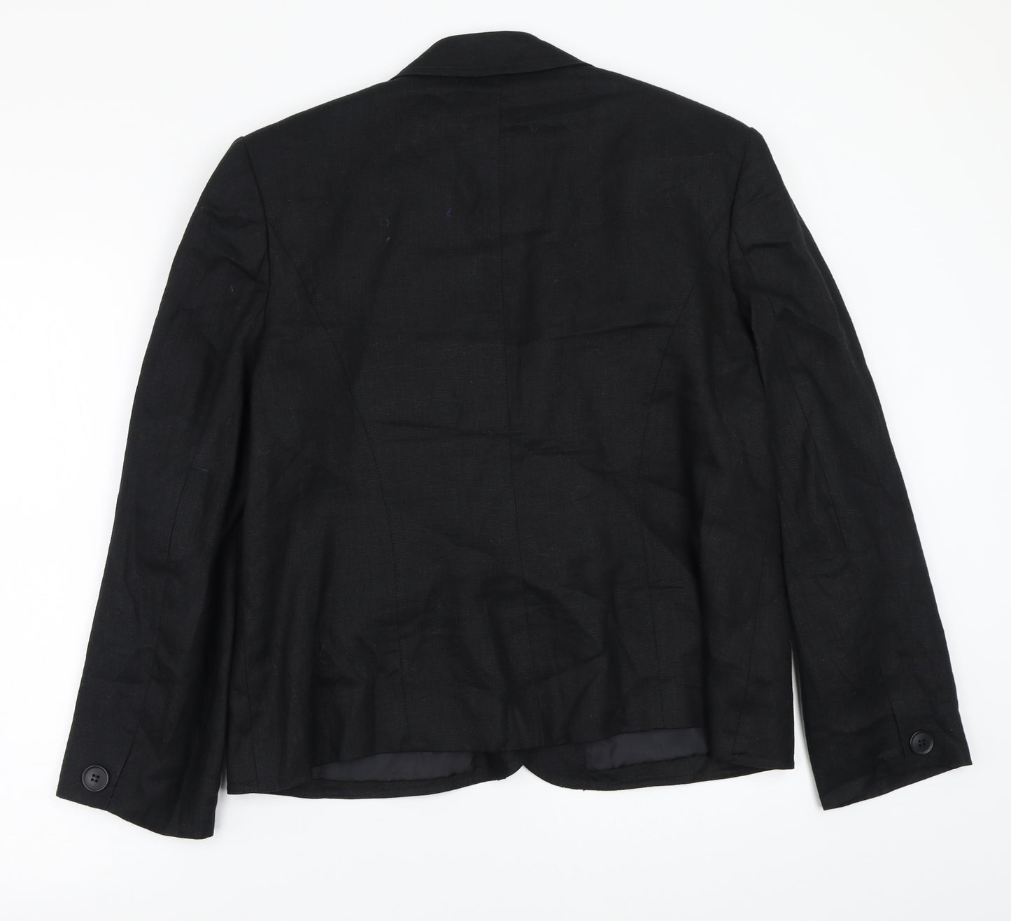Petite Collection Womens Black   Jacket Blazer Size 18