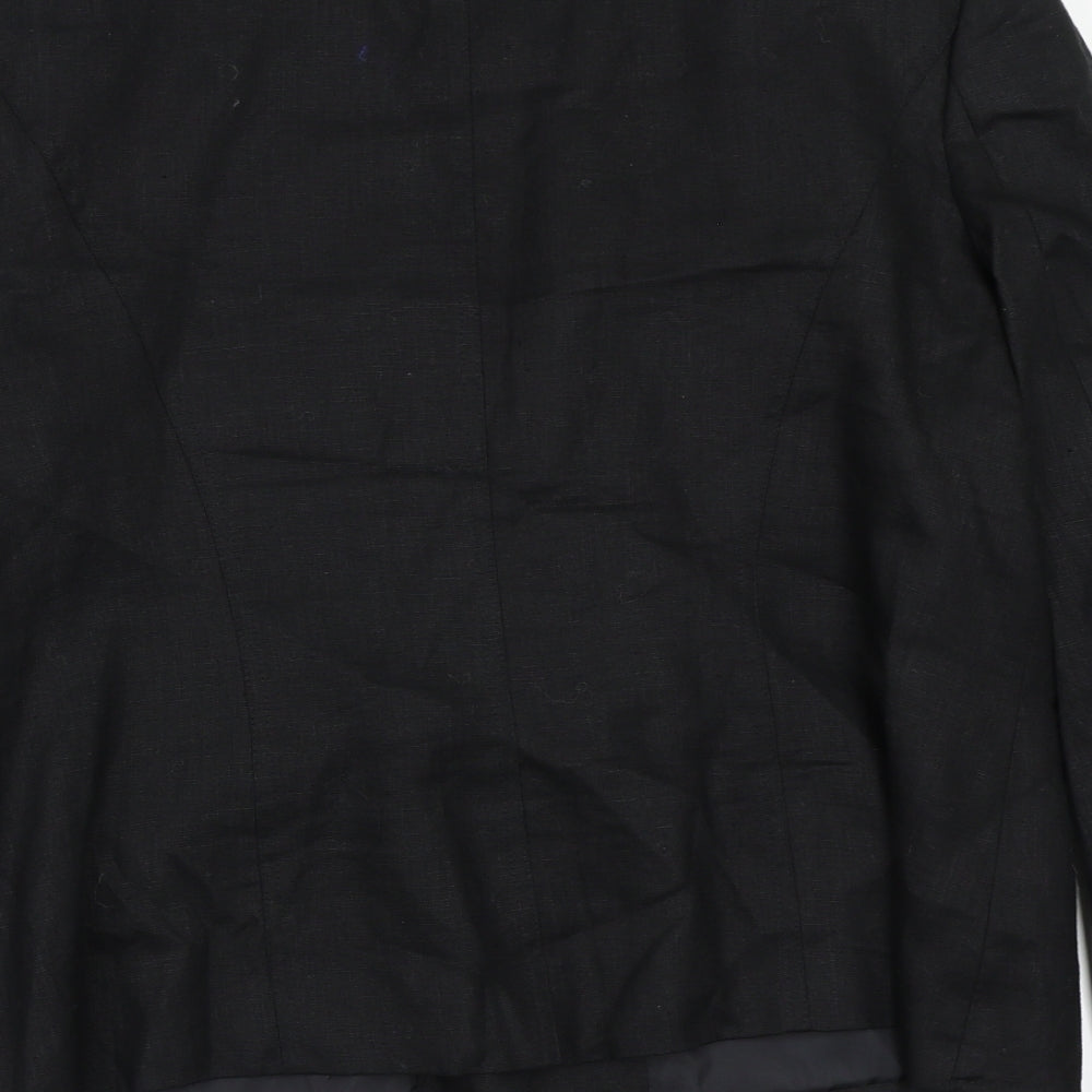 Petite Collection Womens Black   Jacket Blazer Size 18