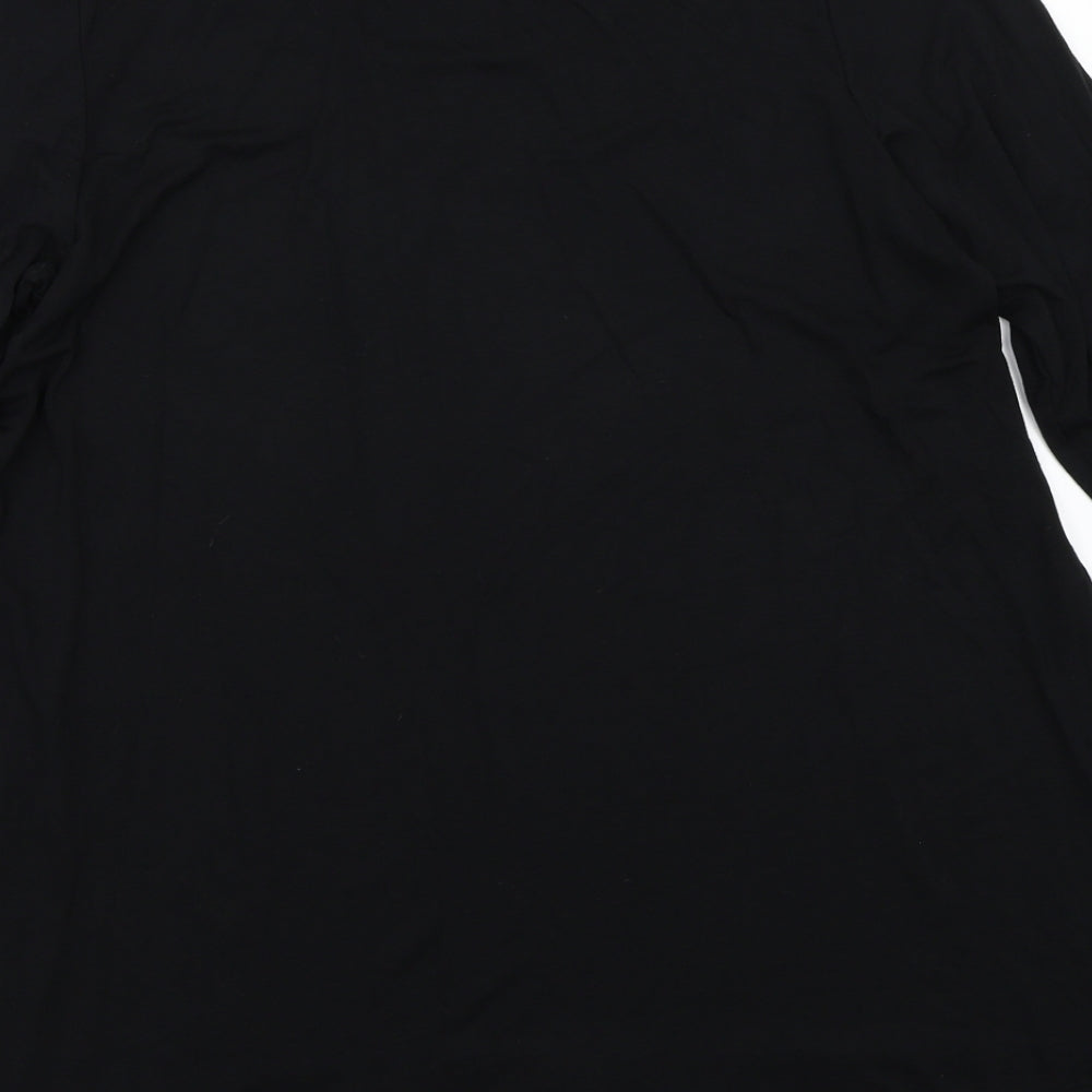 Marks and Spencer Womens Black   Basic T-Shirt Size 16