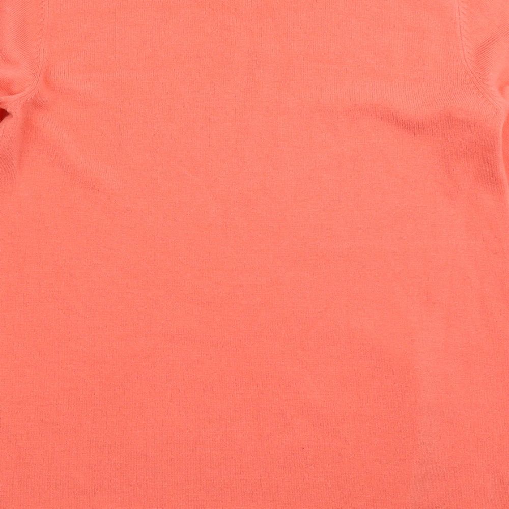 F&F Womens Pink  Knit Pullover Jumper Size 14