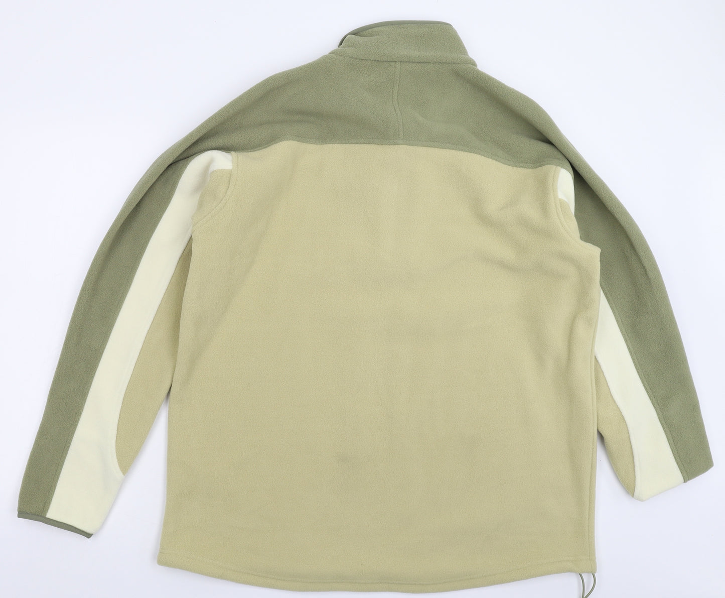 Cotton Traders Mens Beige  Fleece Jacket  Size L