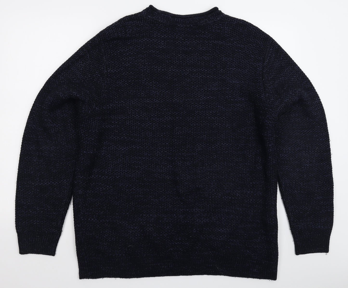 George Mens Blue  Knit Pullover Jumper Size XL