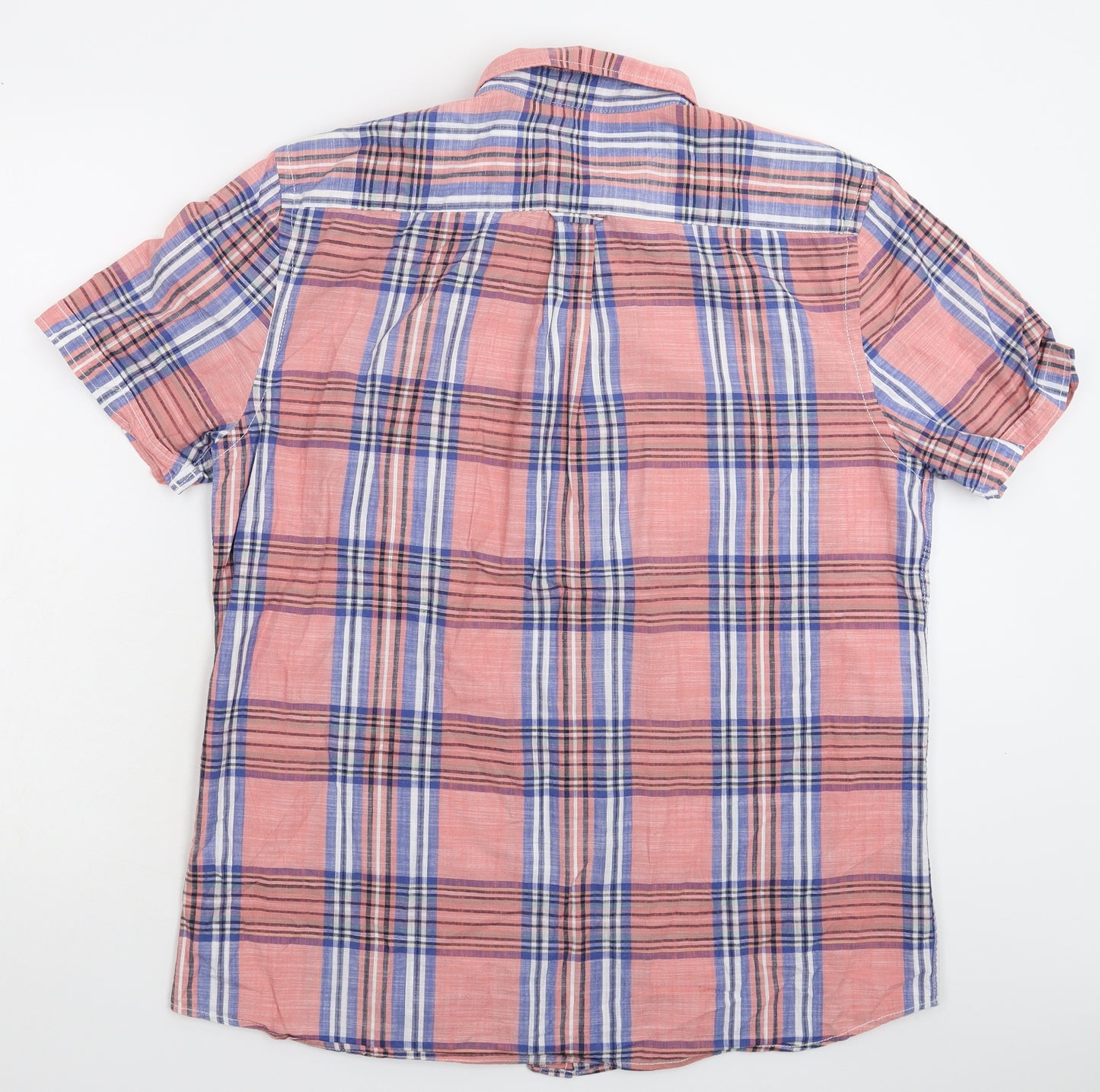 George Mens Multicoloured Check   Button-Up Size L