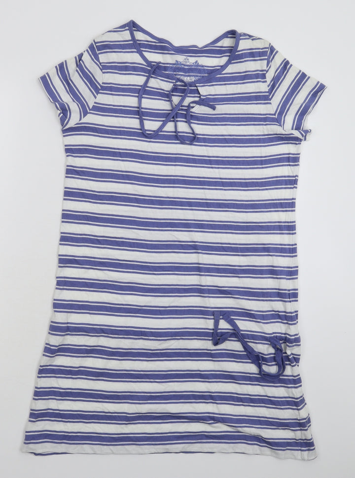 BM Womens Multicoloured Striped  T-Shirt Dress  Size S