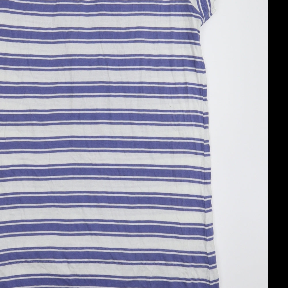 BM Womens Multicoloured Striped  T-Shirt Dress  Size S