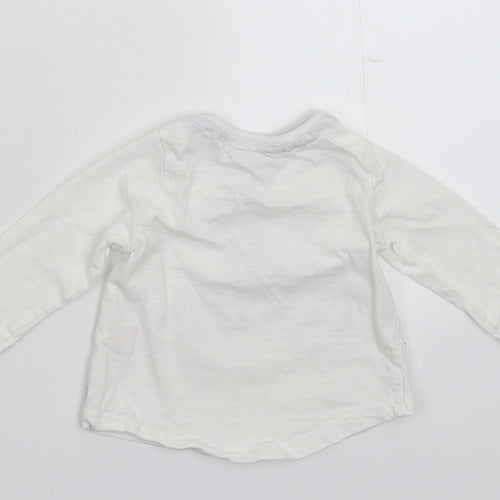 F&F Baby White   Basic T-Shirt Size 0-3 Months