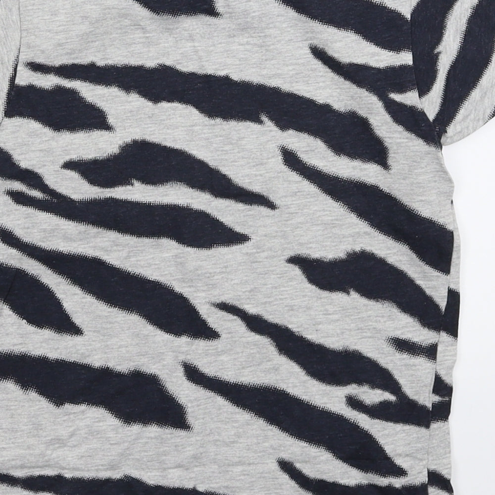Urban Boys Boys Grey Camouflage  Basic T-Shirt Size 6 Years