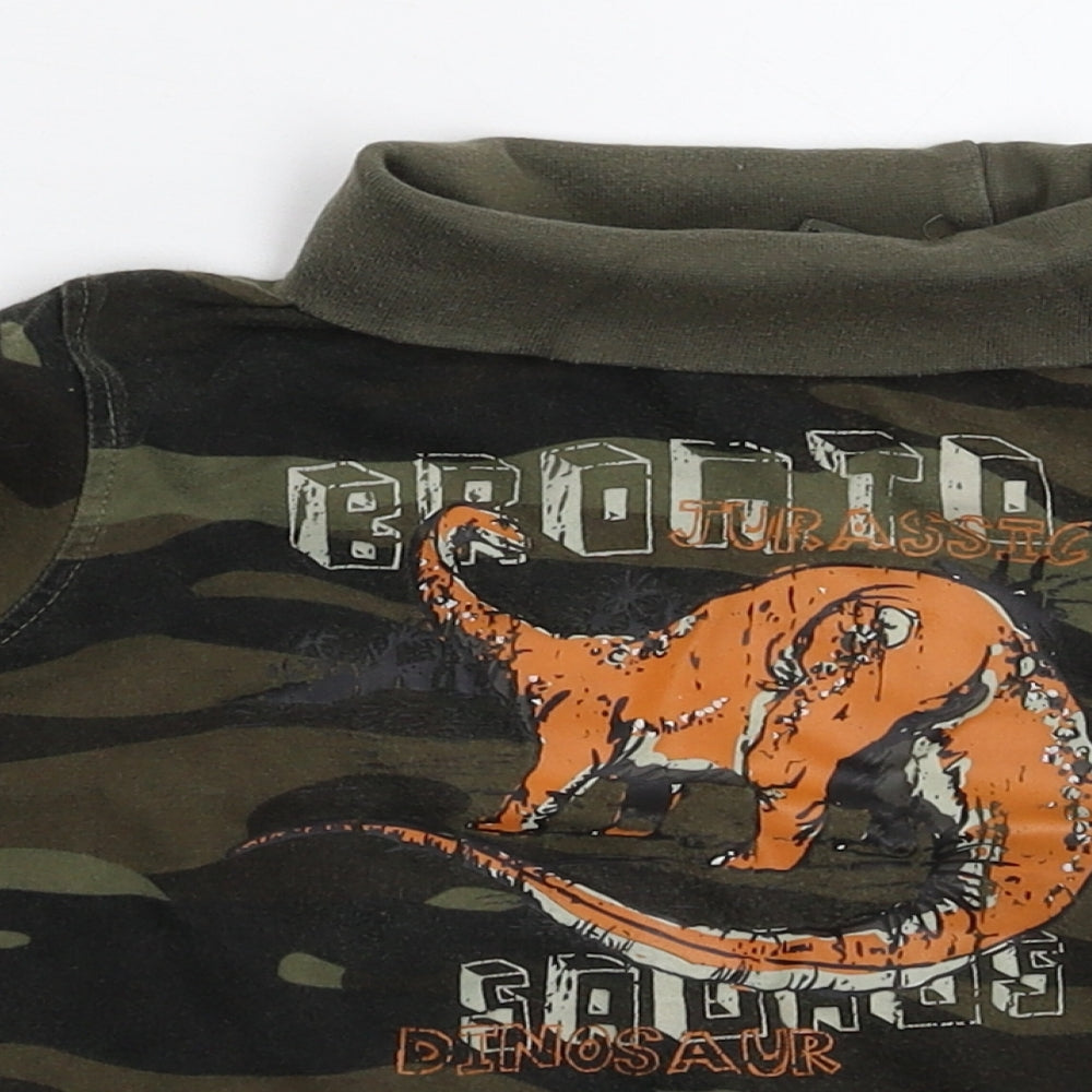 Preworn Boys Multicoloured Camouflage  Basic T-Shirt Size 4-5 Years