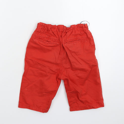 Mini B Boys Red   Chino Shorts Size 6-7 Years