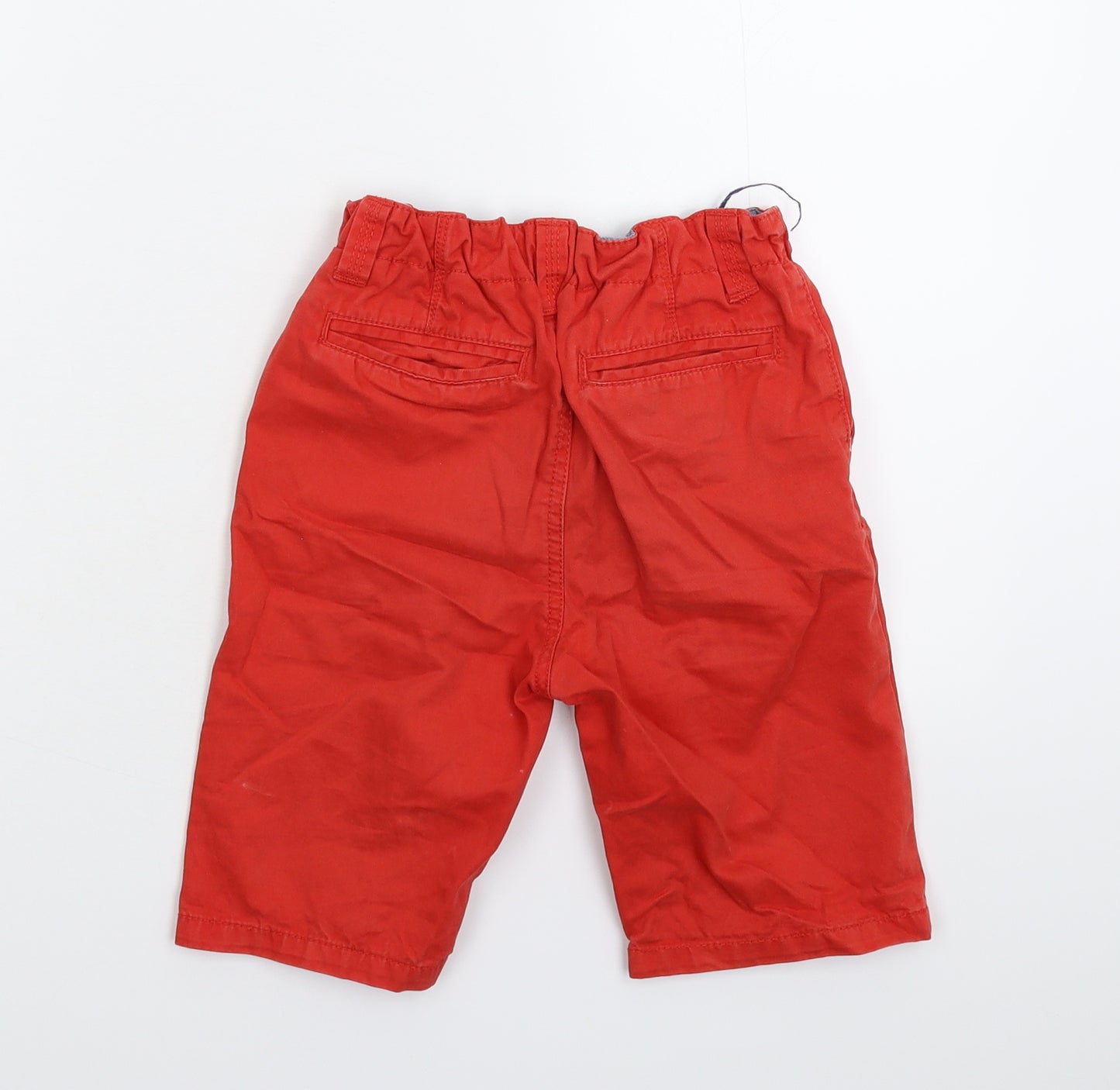 Mini B Boys Red   Chino Shorts Size 6-7 Years