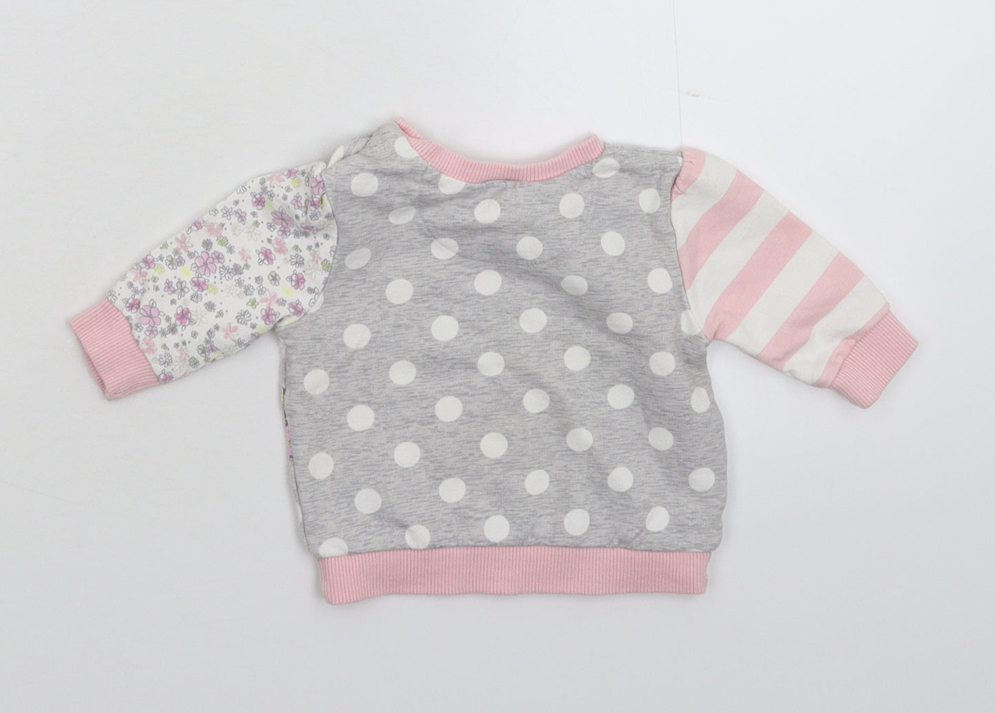 F&F Girls Multicoloured Floral  Basic T-Shirt Size Newborn