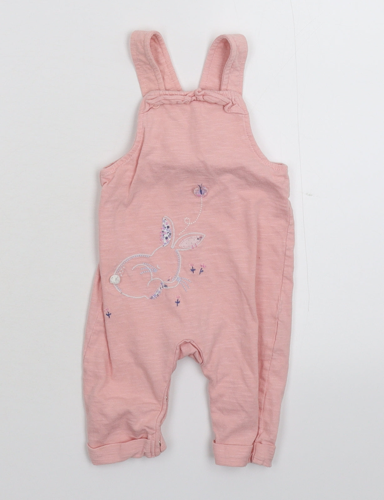 Merc Girls Pink   Dungaree One-Piece Size 0-3 Months