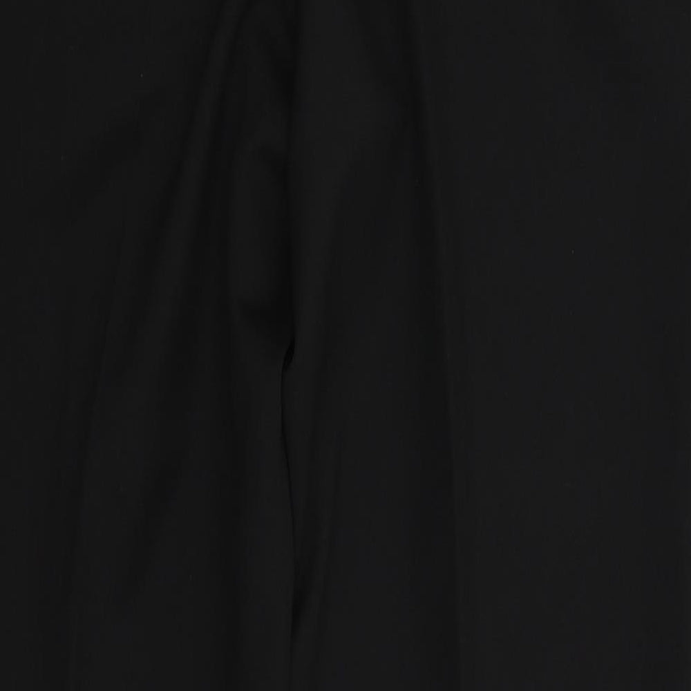 George Mens Black   Dress Pants Trousers Size 38 L31 in