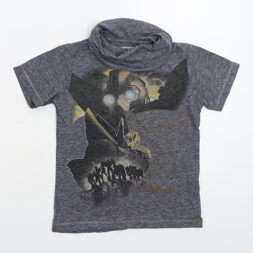 NEXT Boys Grey   Basic T-Shirt Size 5 Years  - Transformers