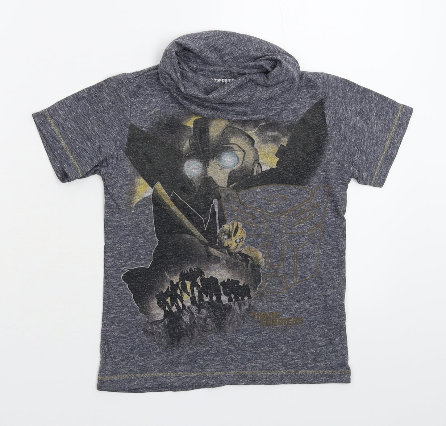 NEXT Boys Grey   Basic T-Shirt Size 5 Years  - Transformers