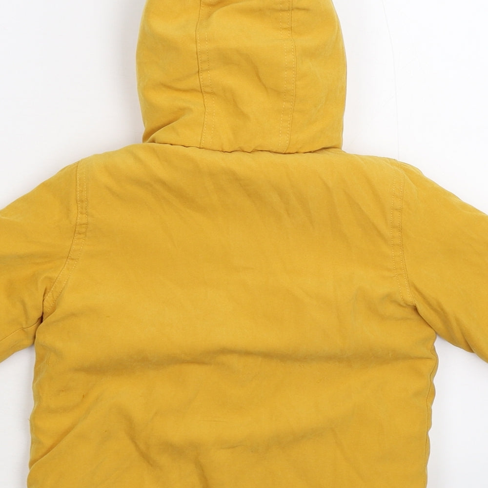 George Baby Yellow   Parka Coat Size 12-18 Months
