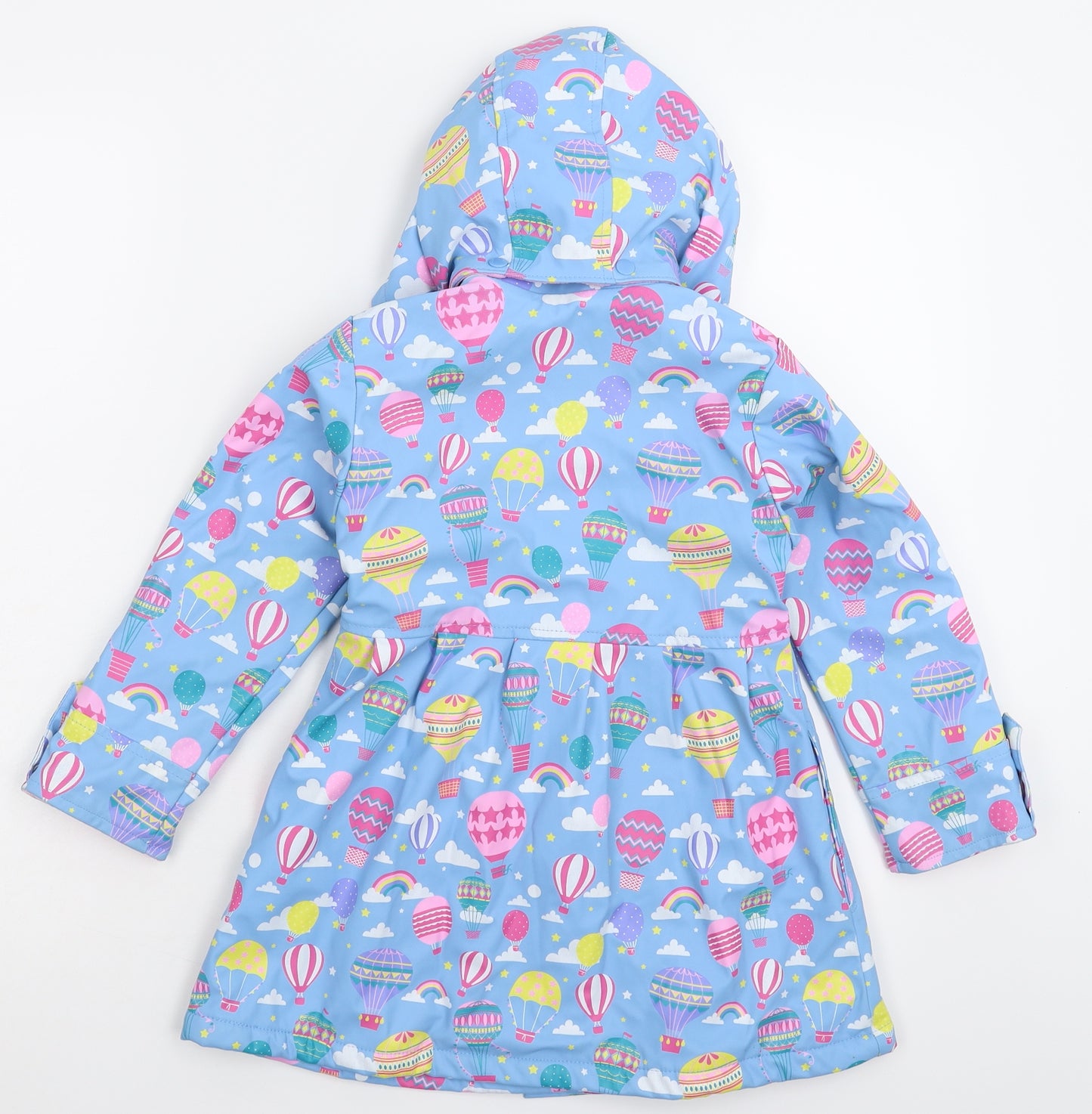 Minoti Girls Blue   Rain Coat Coat Size 5-6 Years