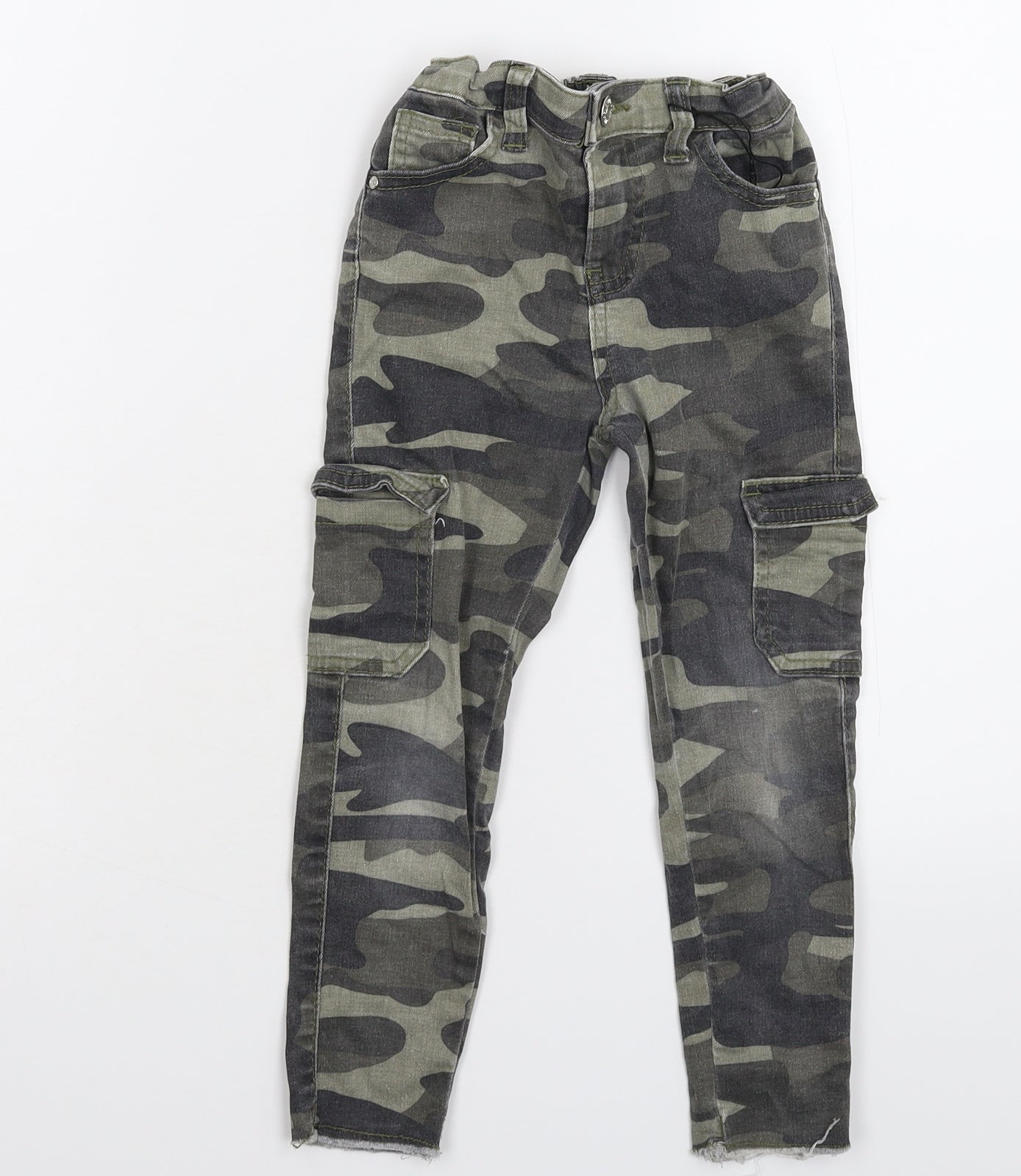 Denim & Co. Boys Multicoloured Camouflage  Skinny Jeans Size 4-5 Years