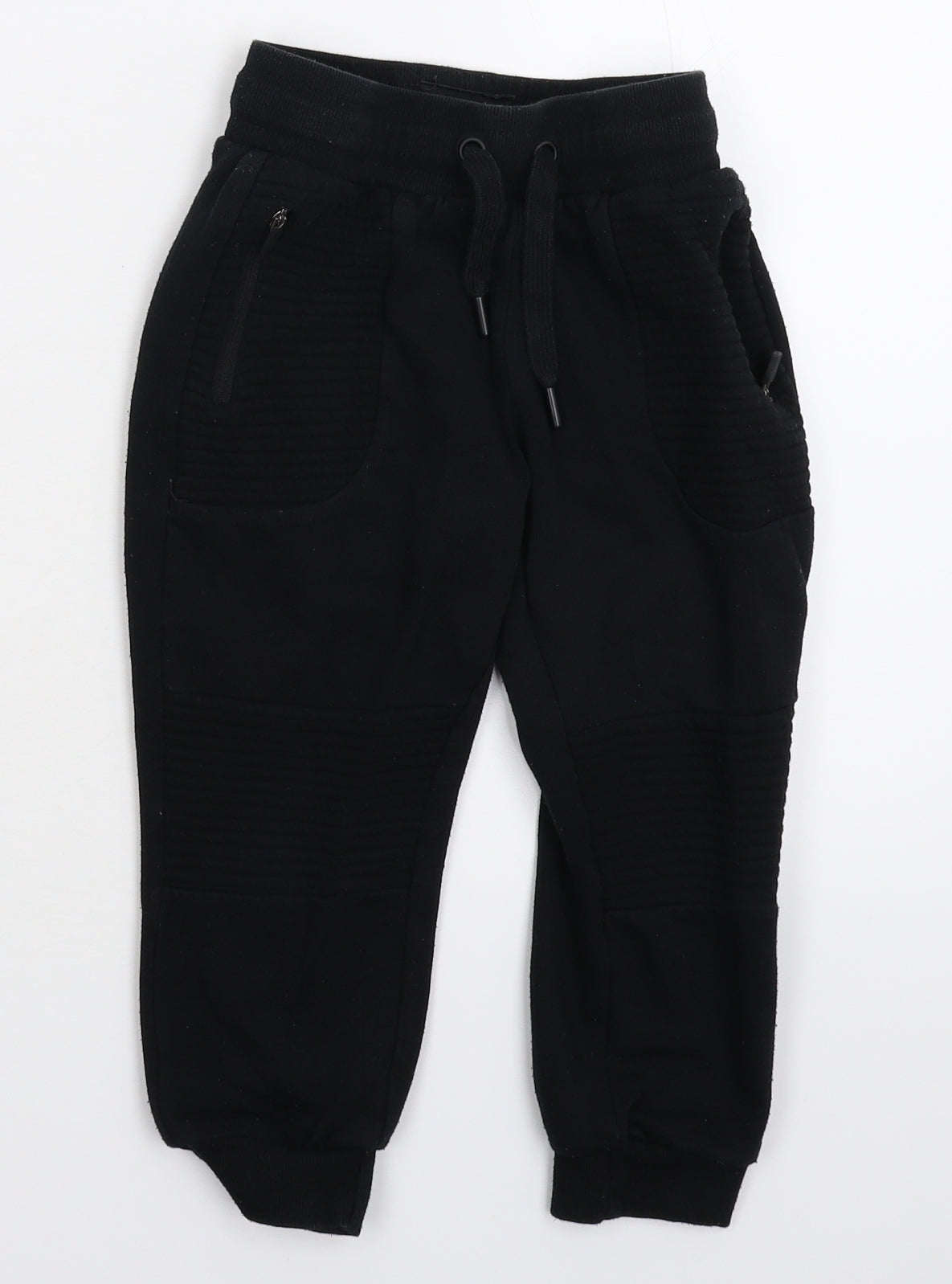 Primark Boys Black   Jogger Trousers Size 3-4 Years