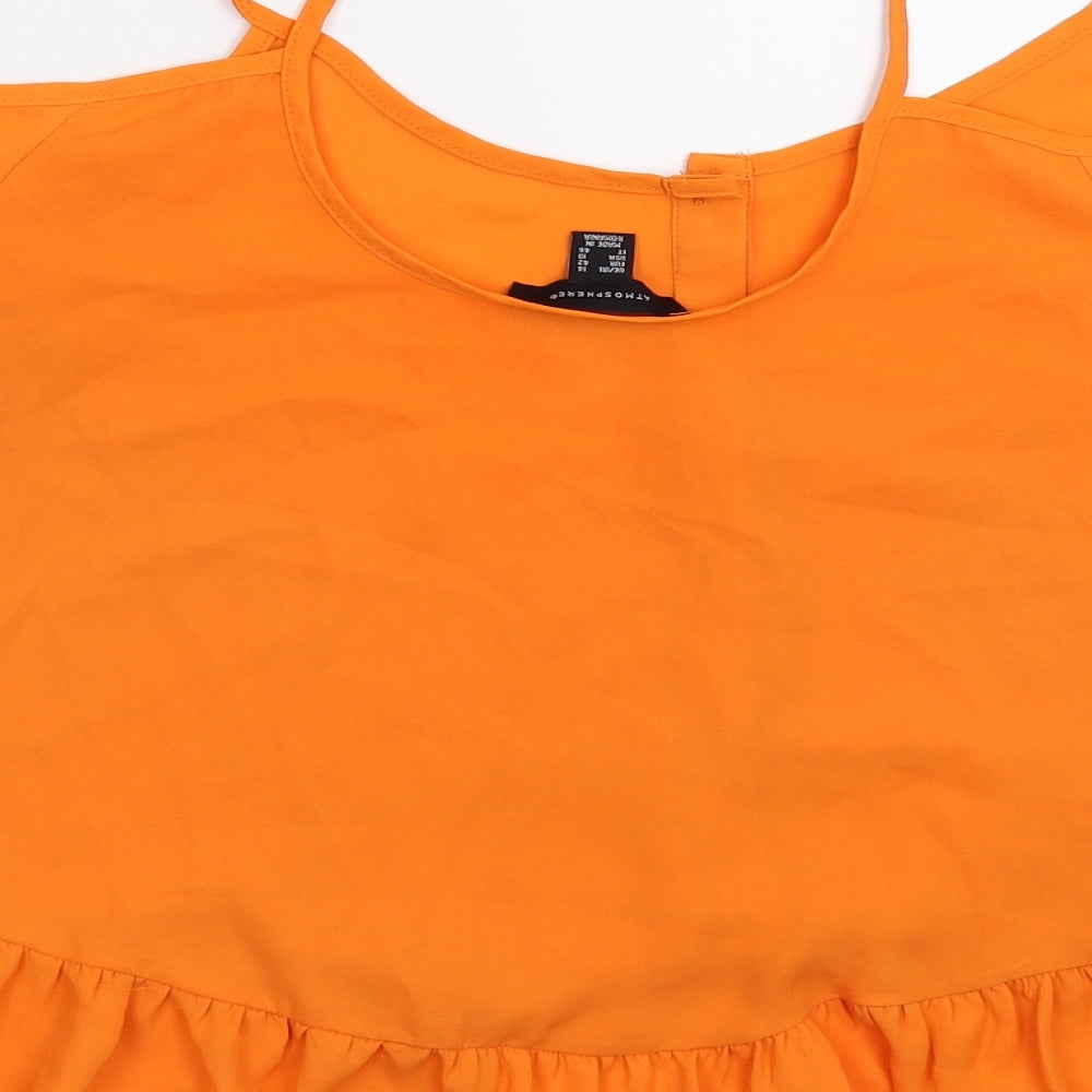 Atmosphere Womens Orange   Basic Tank Size 14