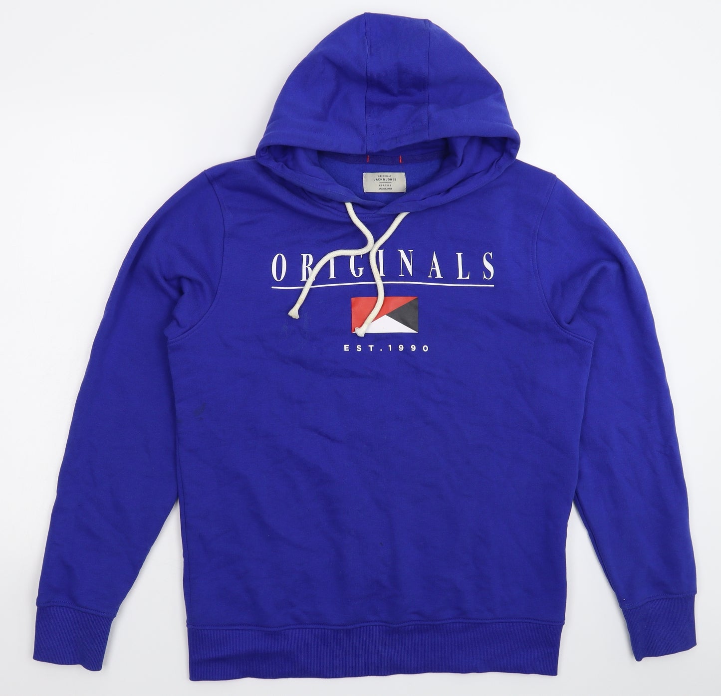 JACK & JONES Mens Blue   Pullover Hoodie Size M