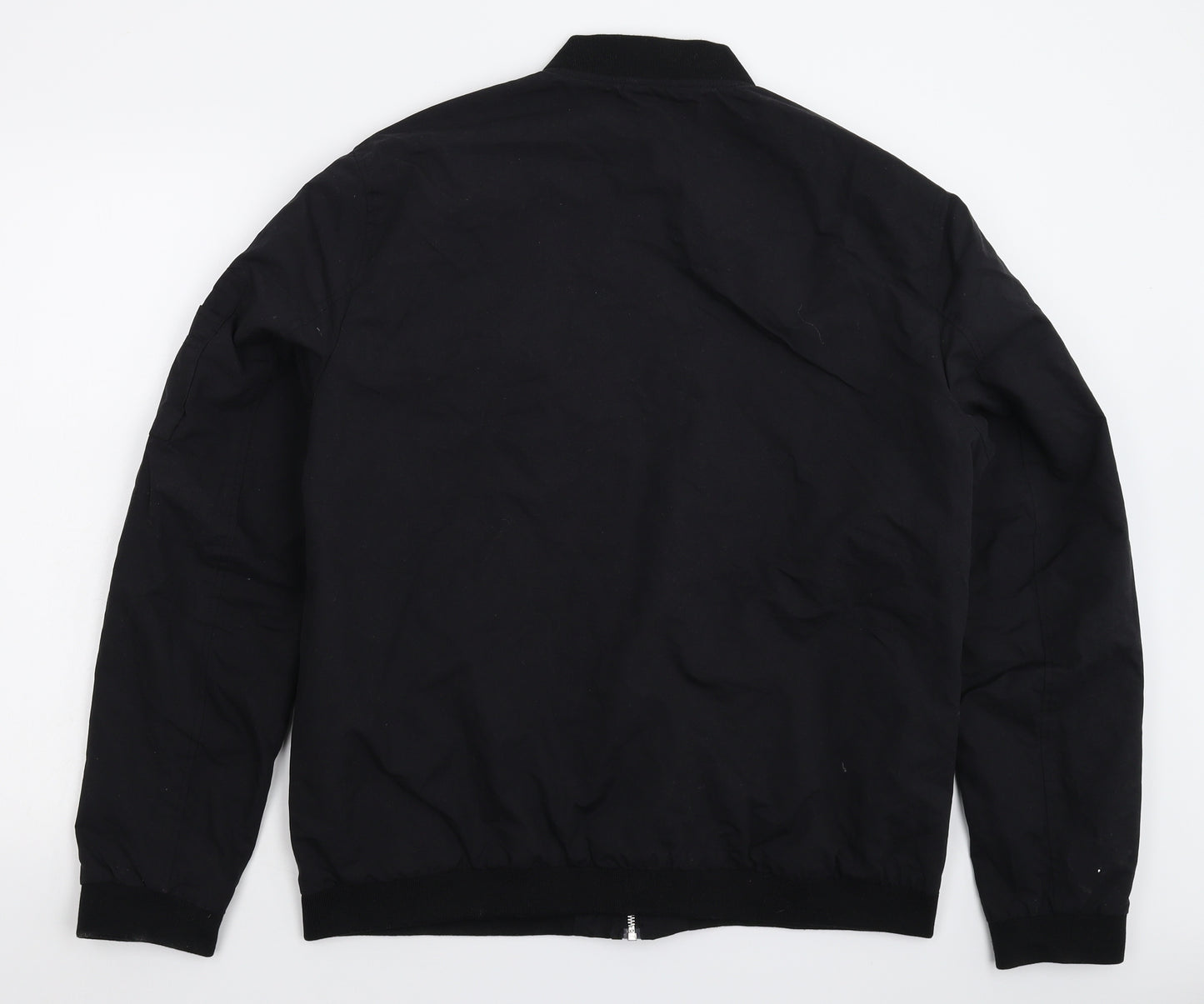 JACK & JONES Mens Black   Bomber Jacket Jacket Size XL